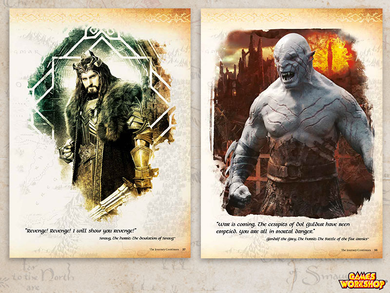 The Hobbit Rulebook - One Page Design