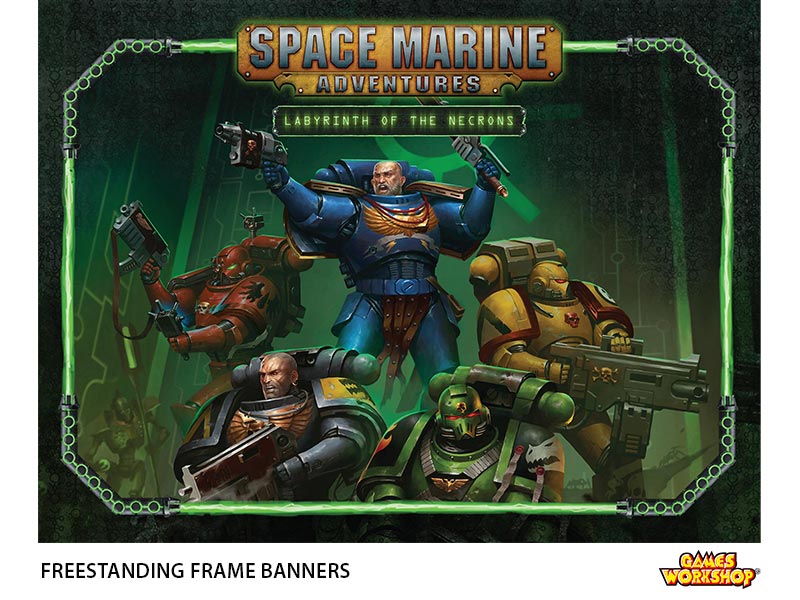 Space Marines Adventures Frame Banner - SPIEL Exhibition 2018