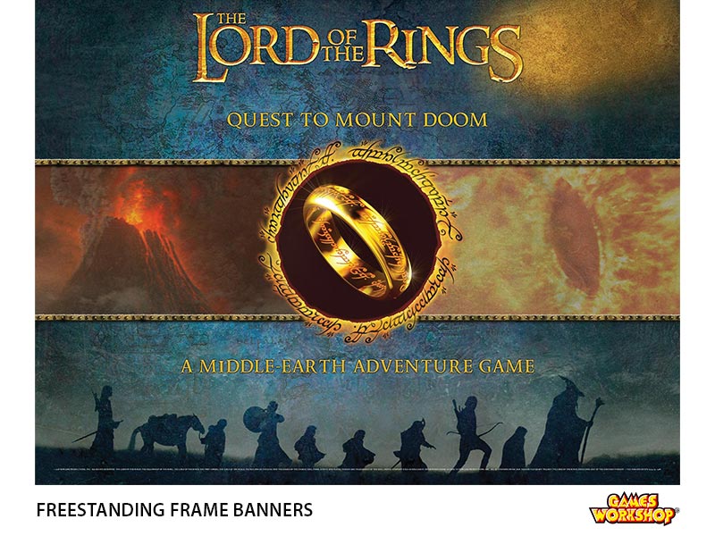Lord Of The Rings Frame Banner - SPIEL Exhibition 2018