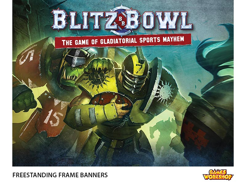 Blitz Bowl Frame Banner - SPIEL Exhibition 2018