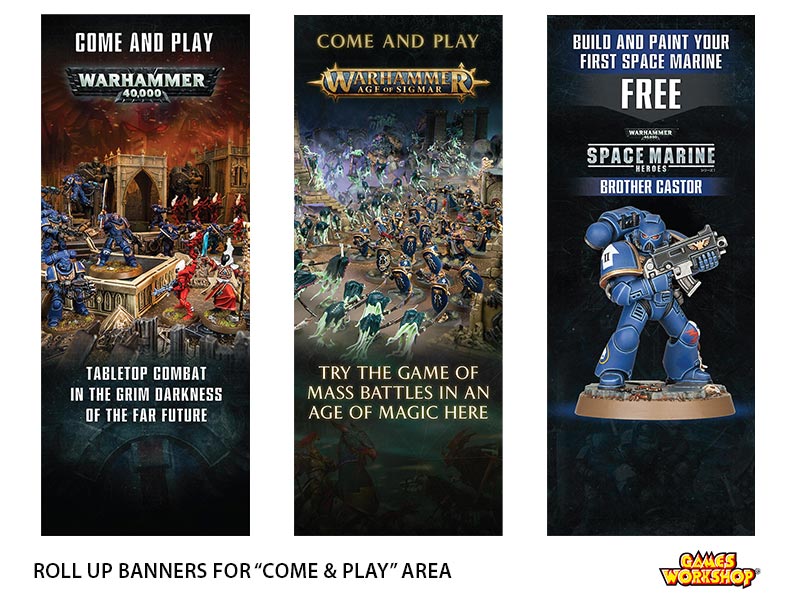 Roll Up Banners - SPIEL Exhibition 2018