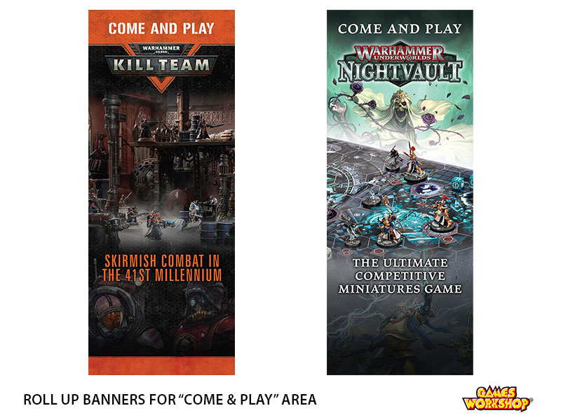 Roll Up Banners - SPIEL Exhibition 2018